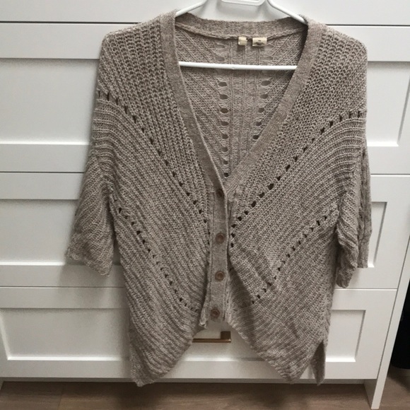 Loose knit cardigan